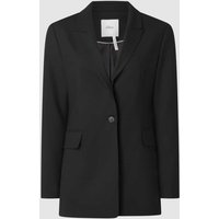 s.Oliver BLACK LABEL Blazer aus Viskosemischung in Black, Größe 34 von s.Oliver BLACK LABEL