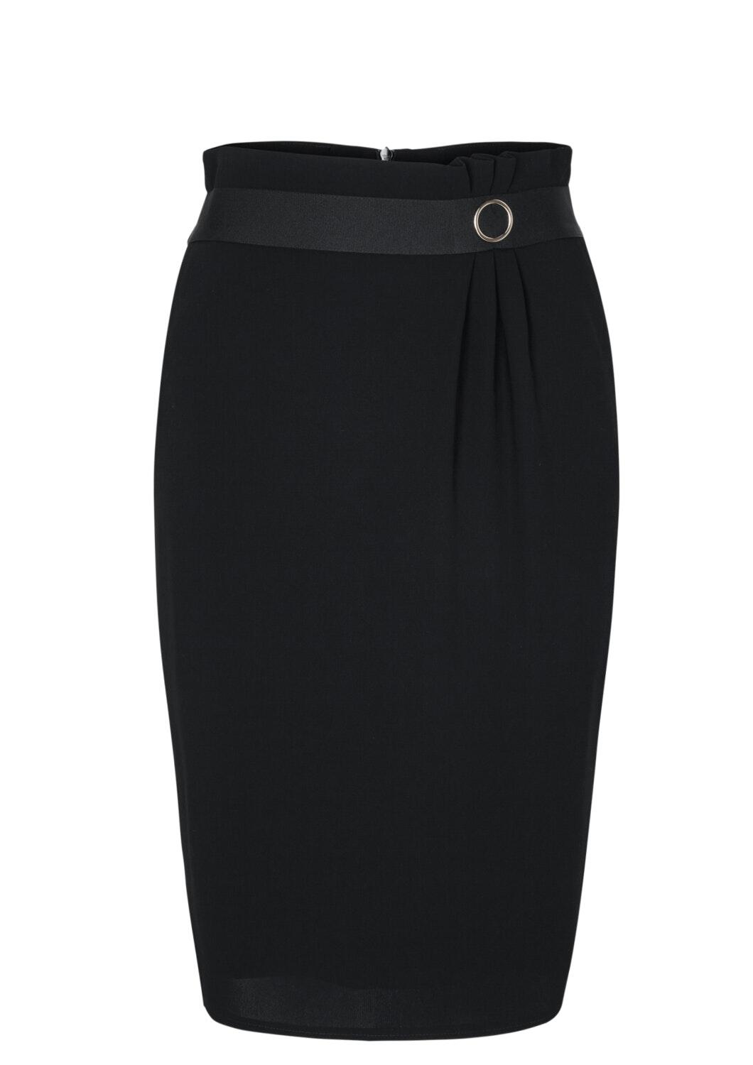 s.Oliver BLACK LABEL - Bleistiftrock schwarz - Gr. - 42 von s.Oliver BLACK LABEL