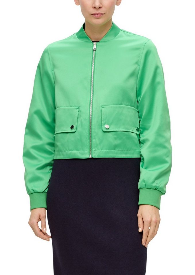 s.Oliver BLACK LABEL Blouson extra kurz und mit Pattentaschen von s.Oliver BLACK LABEL