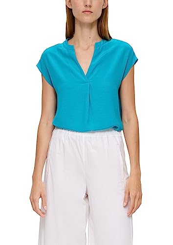 s.Oliver BLACK LABEL Bluse Kurzarm ,Blue Green ,38 von s.Oliver BLACK LABEL