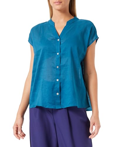 s.Oliver BLACK LABEL Bluse Kurzarm ,Blue Green ,40 von s.Oliver BLACK LABEL