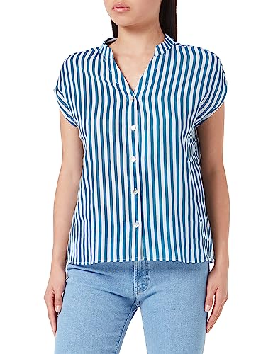 s.Oliver BLACK LABEL Bluse Kurzarm ,Blue Green ,44 von s.Oliver BLACK LABEL