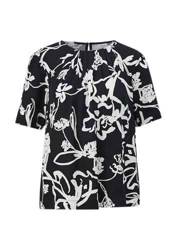 s.Oliver BLACK LABEL Bluse Kurzarm mit Allover Print, 99a1, 34 von s.Oliver BLACK LABEL