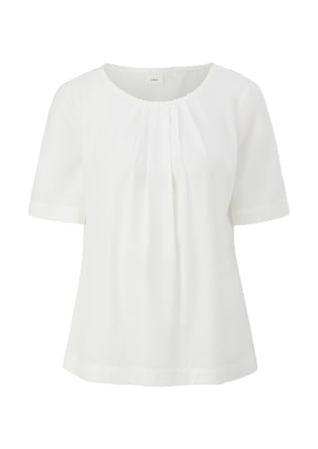 s.Oliver BLACK LABEL Bluse aus Viskose Ecru 36 von s.Oliver BLACK LABEL