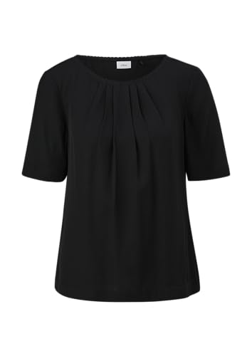 s.Oliver BLACK LABEL Bluse aus Viskose schwarz 34 von s.Oliver BLACK LABEL