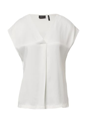 s.Oliver BLACK LABEL Blusenshirt im Fabricmix mit V-Ausschnitt Ecru 36 von s.Oliver BLACK LABEL