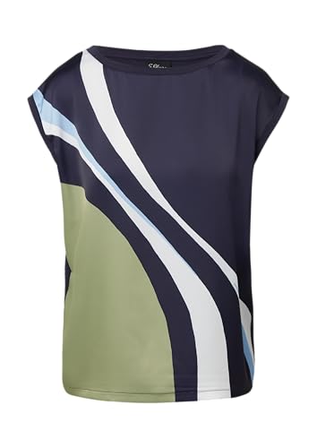 s.Oliver BLACK LABEL Blusenshirt im Relaxed Fit Navy 46 von s.Oliver BLACK LABEL