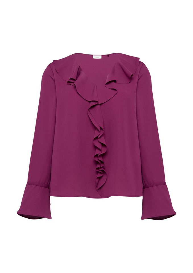 s.Oliver BLACK LABEL Blusentop Bluse - Regular Fit von s.Oliver BLACK LABEL