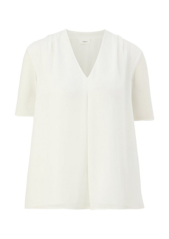 s.Oliver BLACK LABEL Blusentop Bluse - Regular Fit von s.Oliver BLACK LABEL