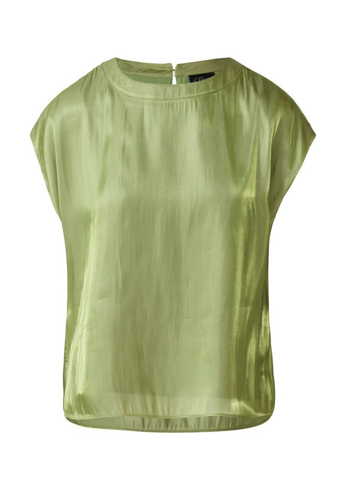 s.Oliver BLACK LABEL Blusentop Viskosebluse mit überschnittenen Schultern - Tailliert von s.Oliver BLACK LABEL