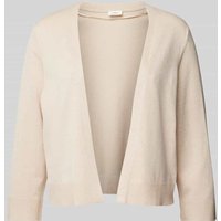 s.Oliver BLACK LABEL Cardigan mit offener Vorderseite in Sand, Größe 40 von s.Oliver BLACK LABEL