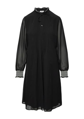 s.Oliver BLACK LABEL Chiffonkleid mit Kontrast-Details schwarz 40 s.Oliver BLACK LABEL Chiffonkleid mit Kontrast-Details schwarz 40 von s.Oliver BLACK LABEL