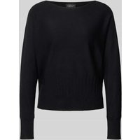 s.Oliver BLACK LABEL Comfort Fit Strickpullover aus Viskose-Mix in Black, Größe 48 von s.Oliver BLACK LABEL