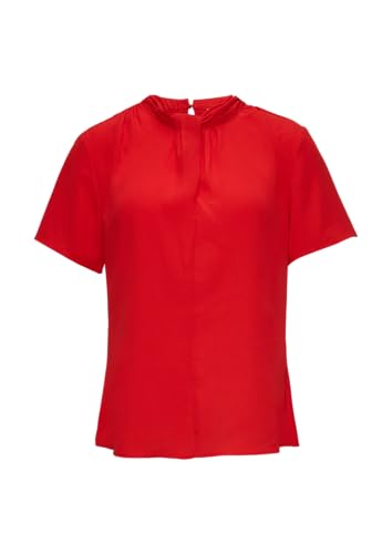s.Oliver BLACK LABEL Crêpebluse mit Twist-Detail rot 40 von s.Oliver BLACK LABEL