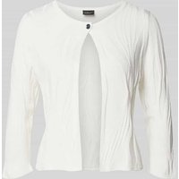 s.Oliver BLACK LABEL Cropped Cardigan aus Viskose-Mix in Weiss, Größe 48 von s.Oliver BLACK LABEL