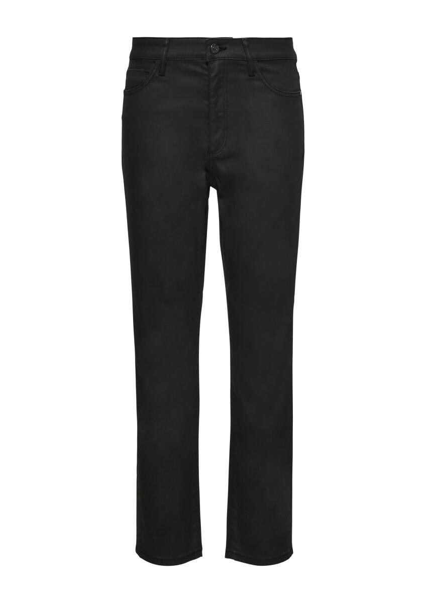 s.Oliver BLACK LABEL - Cropped-Jeans Betsy : Slim Fit schwarz - Gr. - 34 von s.Oliver BLACK LABEL