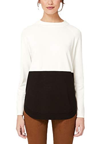 s.Oliver BLACK LABEL Damen 01.899.61.5511 Pullover, Weiß (White 02x1), (Herstellergröße: 44) von s.Oliver BLACK LABEL