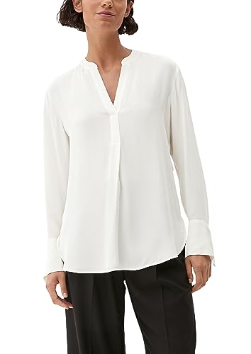 s.Oliver BLACK LABEL Damen 10.2.20.10.100.2121826 Blouse, Weiß, 36 EU von s.Oliver BLACK LABEL