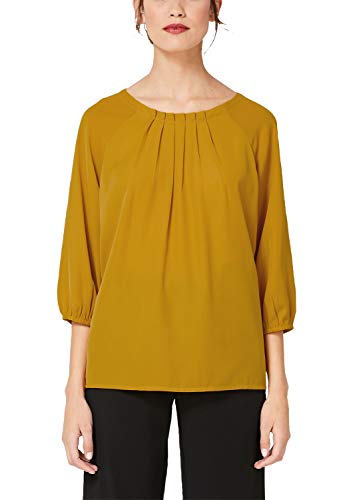 s.Oliver BLACK LABEL Damen 11.908.19.2893 Bluse, Gelb (Really Mustard 1559), (Herstellergröße:40) von s.Oliver BLACK LABEL