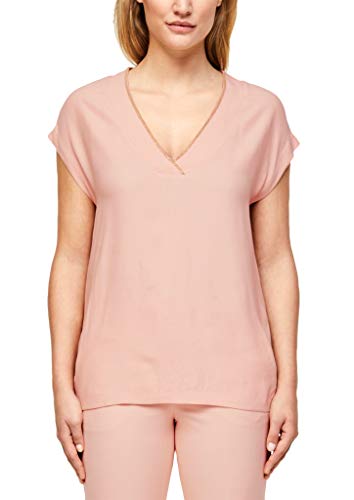 s.Oliver BLACK LABEL Damen 150.10.004.12.130.2014429 T-Shirt, Dusty Rose, 34 von s.Oliver BLACK LABEL