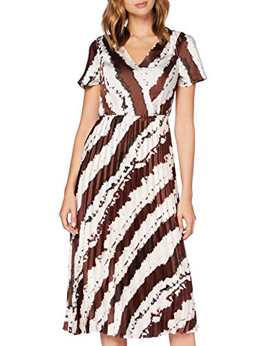 s.Oliver BLACK LABEL Damen 150.10.007.20.200.2040894 Lässiges Kleid, Cream Stripes, 38 von s.Oliver BLACK LABEL
