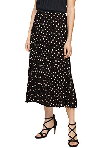 s.Oliver BLACK LABEL Damen 150.10.103.19.190.2100835 Rock, Black Polkadots, 36 von s.Oliver BLACK LABEL