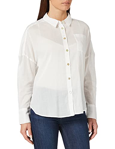 s.Oliver BLACK LABEL Damen 150.10.105.10.100.2100556 Bluse, White, 42 von s.Oliver BLACK LABEL