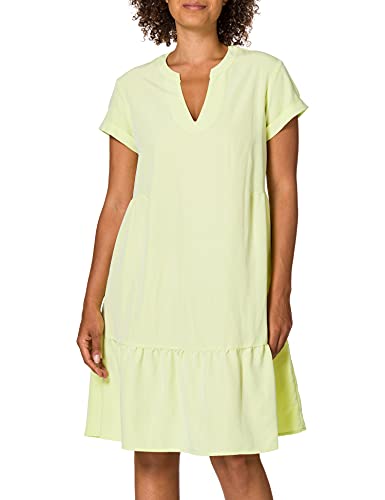 s.Oliver BLACK LABEL Damen 150.10.106.20.200.2102939 Kleid, Lime Yellow, 36 von s.Oliver BLACK LABEL