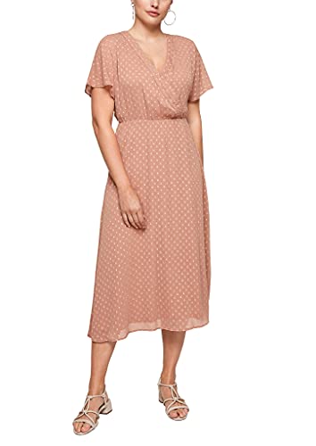 s.Oliver BLACK LABEL Damen 150.10.107.20.200.2103385 Kleid, Light Pink, 38 von s.Oliver BLACK LABEL