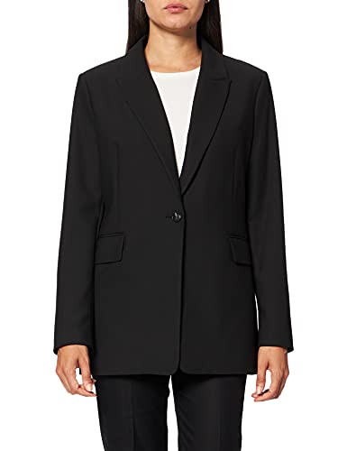 s.Oliver BLACK LABEL Damen 150.10.108.15.152.2103528 Blazer, Schwarz (Schwarz 9999), 32 von s.Oliver BLACK LABEL