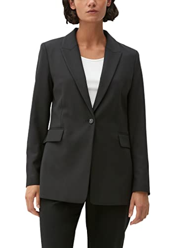 s.Oliver BLACK LABEL Damen 150.10.108.15.152.2103528 Blazer, Schwarz (Schwarz 9999), 32 von s.Oliver BLACK LABEL