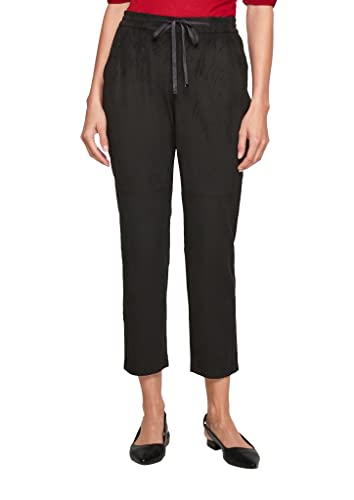 s.Oliver BLACK LABEL Damen 150.10.108.18.180.2103552 Hose, Schwarz (Schwarz 9999), 36 von s.Oliver BLACK LABEL