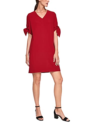 s.Oliver BLACK LABEL Damen 150.10.108.20.200.2103324 Kleid, Rot (Rot 3868), 34 von s.Oliver BLACK LABEL