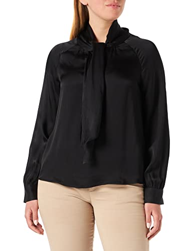 s.Oliver BLACK LABEL Damen 150.10.111.10.100.2107971 Bluse, schwarz, 42 von s.Oliver BLACK LABEL