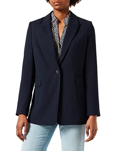 s.Oliver BLACK LABEL Damen 150.11.899.15.152.2102883 Blazer, Dark Navy, 32 von s.Oliver BLACK LABEL