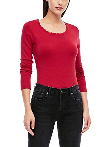 s.Oliver BLACK LABEL Damen 150.11.899.17.170.2051724 Pullover, Rot, 40 von s.Oliver BLACK LABEL