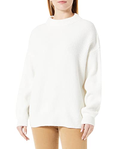 s.Oliver BLACK LABEL Damen 2118295 Strickpullover, Weiß, L EU von s.Oliver BLACK LABEL