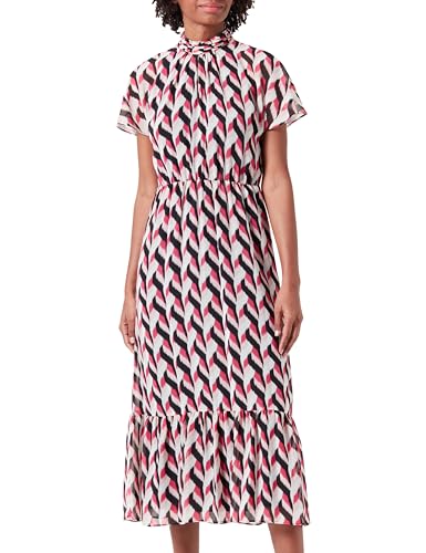 s.Oliver BLACK LABEL Damen 2141549 Maxi Kleid mit Allover Print, 99B2, 46 von s.Oliver BLACK LABEL