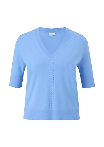 s.Oliver BLACK LABEL Damen 2145579 Pullover mit Lochmuster, Kurzarm, 5340, 38 s.Oliver BLACK LABEL Damen 2145579 Pullover mit Lochmuster, Kurzarm, 5340, 38 von s.Oliver BLACK LABEL