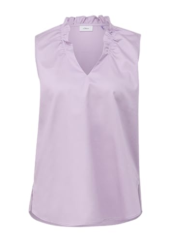 s.Oliver BLACK LABEL Damen 2148447 Blusen Top, Lilac 4703, 46 von s.Oliver BLACK LABEL