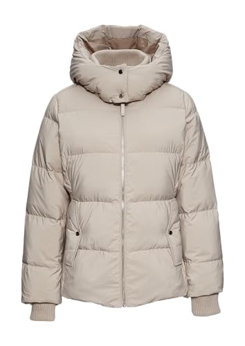 s.Oliver BLACK LABEL Daunenjacke mit Abnehmbarer Kapuze helles beige 46 von s.Oliver BLACK LABEL