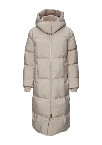 s.Oliver BLACK LABEL Damen 2152414 Daunenmantel, Braun 8078, 46 von s.Oliver BLACK LABEL