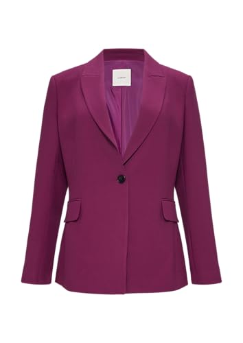 s.Oliver BLACK LABEL Damen 2152720 Blazer, Slim Fit, 4639, 34 von s.Oliver BLACK LABEL