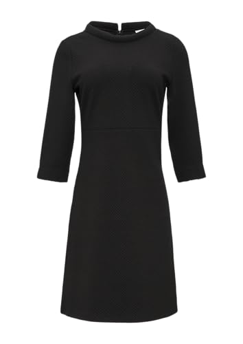 s.Oliver BLACK LABEL Damen 2154000 Kleid mit Musterstruktur, Grau/Schwarz 99X7, 34 von s.Oliver BLACK LABEL