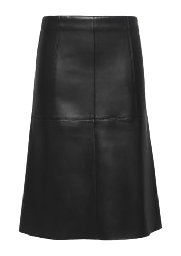 s.Oliver BLACK LABEL Damen 2156109 A-Linien Rock, Fake Leather, 9999, 36 von s.Oliver BLACK LABEL