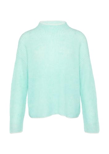 s.Oliver BLACK LABEL Lockerer Rippstrickpullover aus Alpakamix helles türkis 42 von s.Oliver BLACK LABEL