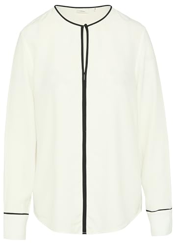 s.Oliver BLACK LABEL Damen 2158545 Bluse mit Kontrastdetails, 200, 36 von s.Oliver BLACK LABEL