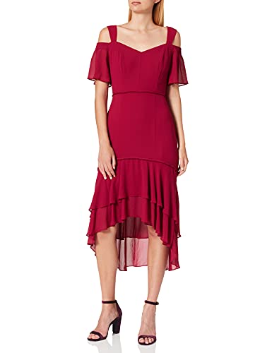 s.Oliver BLACK LABEL Damen 70.905.81.2487 Partykleid, Violett (Daisy Fuchsia 4638), (Herstellergröße: 42) von s.Oliver BLACK LABEL