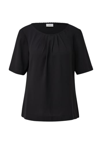 s.Oliver BLACK LABEL Kurzarmbluse mit Rundhalsausschnitt schwarz 36 s.Oliver BLACK LABEL Kurzarmbluse mit Rundhalsausschnitt schwarz 36 von s.Oliver BLACK LABEL