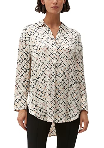 s.Oliver BLACK LABEL Damen Bluse, Weiß, 36 EU von s.Oliver BLACK LABEL